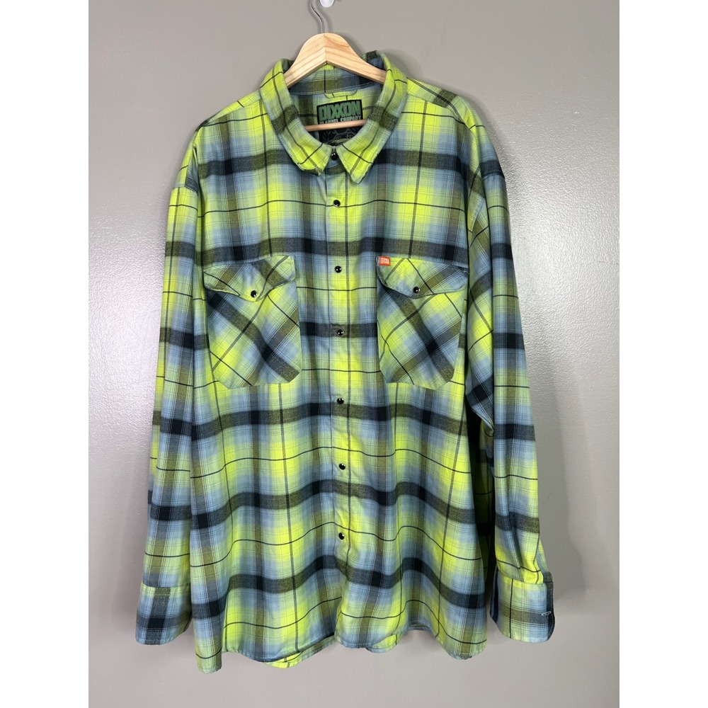 Dixxon flannel shirt the challenger Button down grunge casual size 5 X